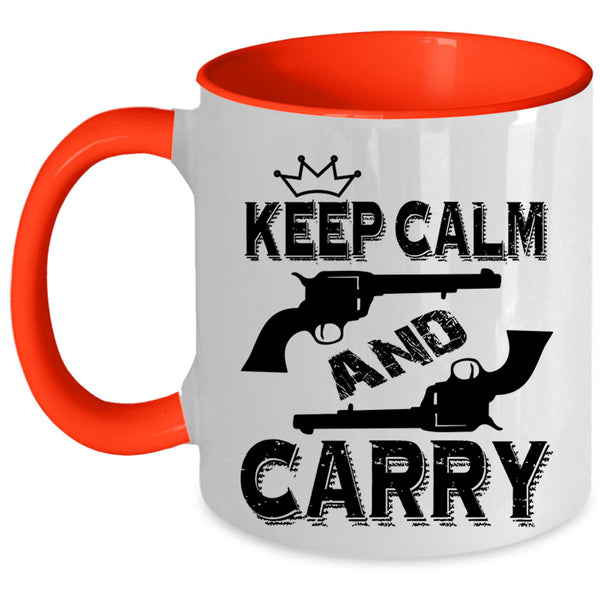 Cool Coffee Mug, Keep Calm And Carry Accent Mug