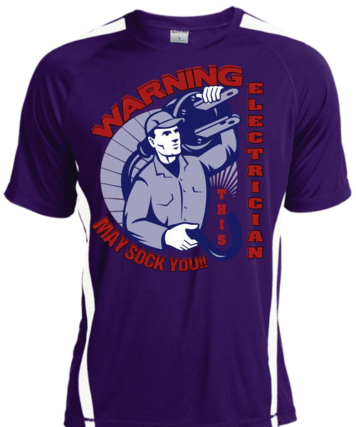 Warning Electrician T Shirt, Being An Electrician T Shirt, Cool Shirt