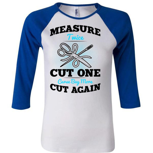 Measure Twice Cut One T Shirt, I Love Knitting T Shirt, Awesome T-Shirts