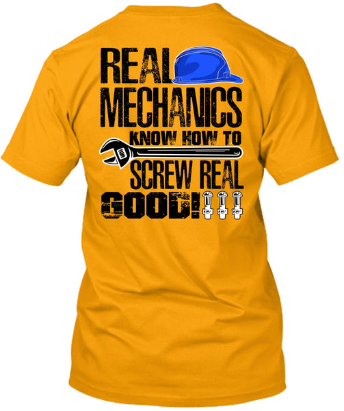 Real Mechanics T Shirt, I Love Mechanic T Shirt