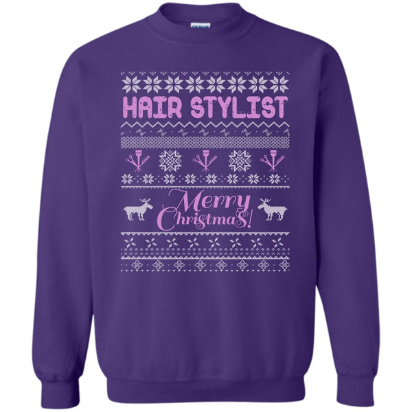 Coolest Hair Stylist T Shirt, Gift For Merry Christmas Sweatshirt