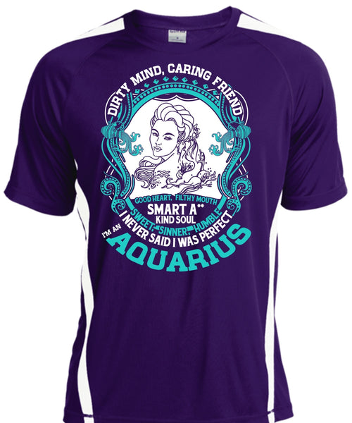 I'm An Aquarius T Shirt, Dirty Mind Caring Friend T Shirt, Cool Shirt