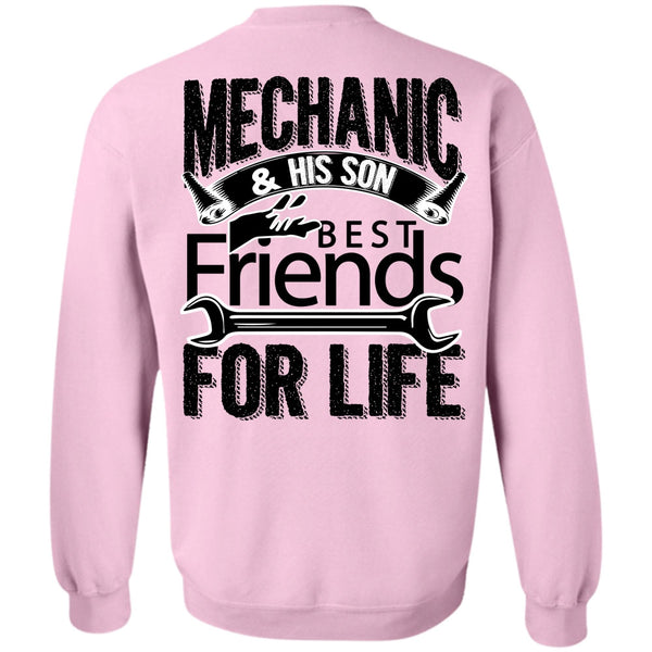 I Love Mechanic T Shirt, Mechanic And His Son Best Friends For Life Sweatshirt