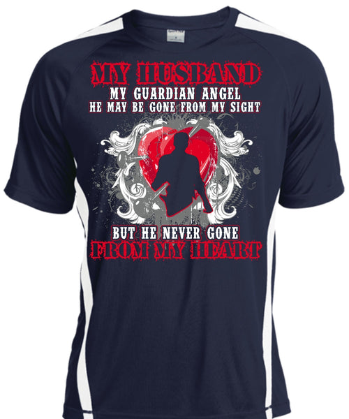 My Husband My Guardian Angel T Shirt, From My Heart T Shirt, Cool Shirt