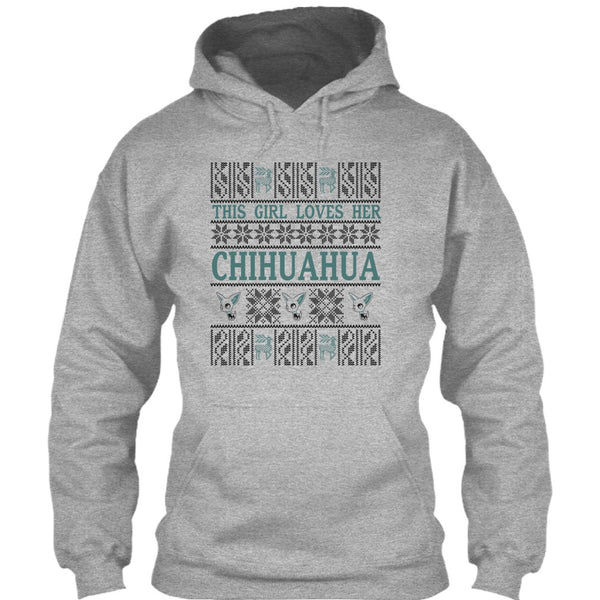 This Girl Loves Her Chihuahua T Shirt, Coolest Merry Christmas T Shirt
