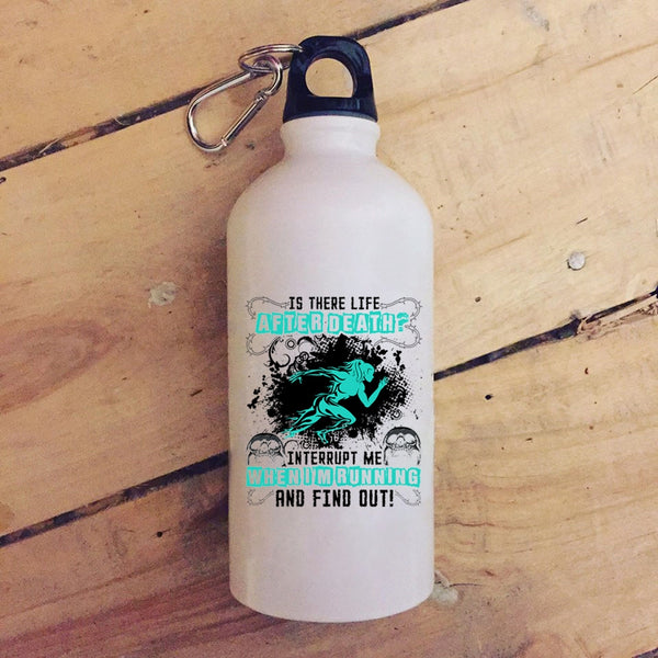 Don't Interrupt Me When I'm Running 20 oz Stainless Steel Bottle,Cool Running Outdoor Sports Water Bottle