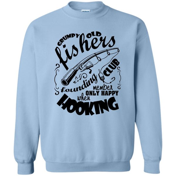 Coolest Fishing T Shirt, Grumpy Old Fishers Sweatshirt