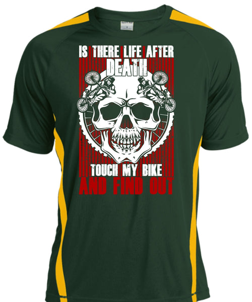 Touch My Bike And Find Out T Shirt, Being A Biker T Shirt, Cool Shirt