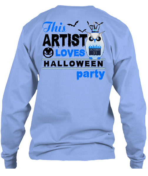 This Artist Loves Halloween Party T Shirt, Wait For Halloween T Shirt