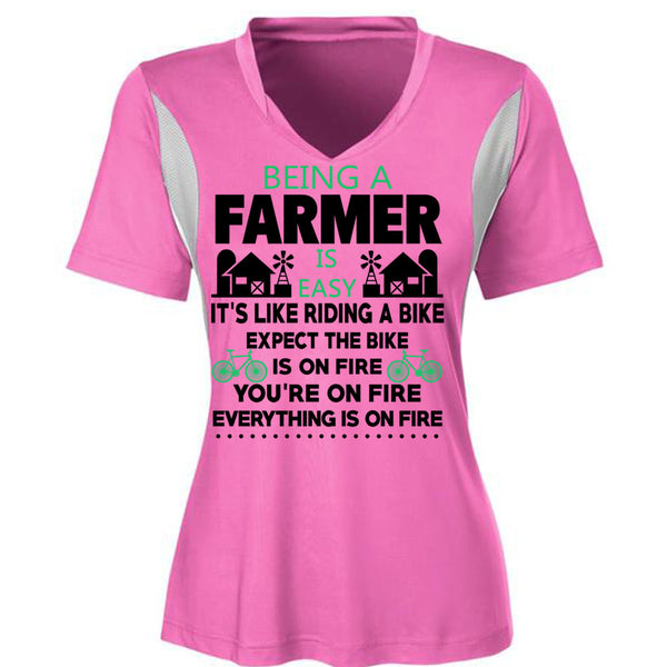 Being A Farmer Is Easy T Shirt, Being A Farmer T Shirt, Awesome T-Shirts
