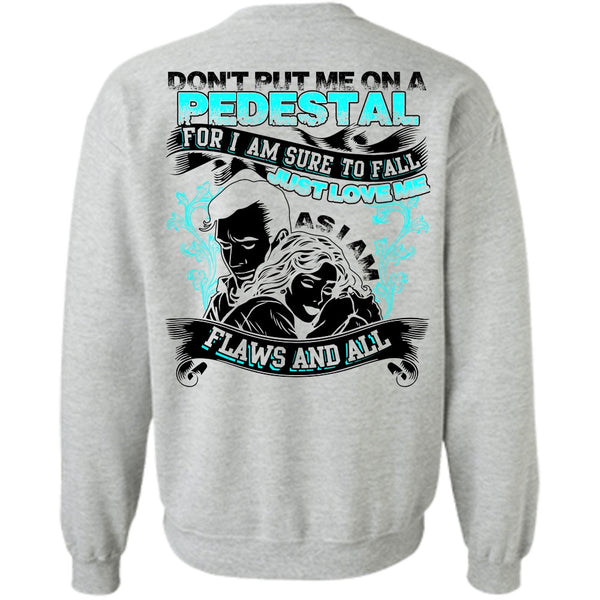 I Love Husband T Shirt, I Am Sure To Fall Just Love Me Sweatshirt