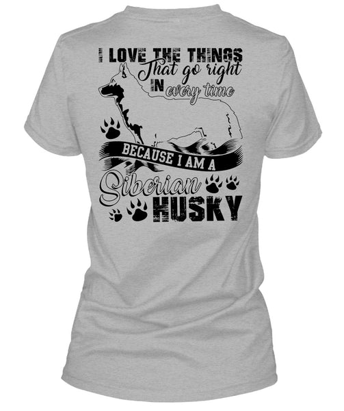 I Am A Siberian Husky T Shirt, I Love Dog T Shirt