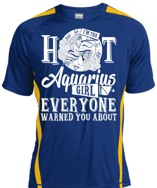 I'm The Hot Aquarius Girl T Shirt, I Love Aquarius T Shirt, Cool Shirt