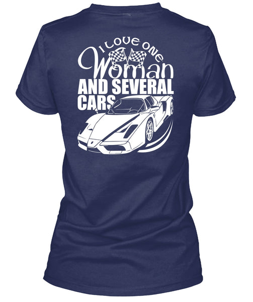 I Love One Woman And Several Cars T Shirt, Being A Driver T Shirt