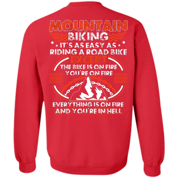 Riding A Road Bike T Shirt, I Love Biker Sweatshirt