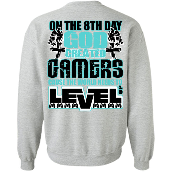 I Love Gaming T Shirt, God Created Gamers Sweatshirt