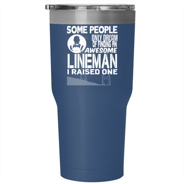 Finding An Awesome Lineman Tumbler 30 oz Stainless Steel, I Raise A Lineman Travel Mug