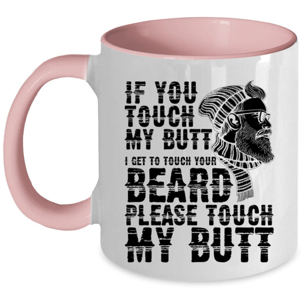 Funny Gift For My Daddy Coffee Mug, Funny Bearded Men Accent Mug