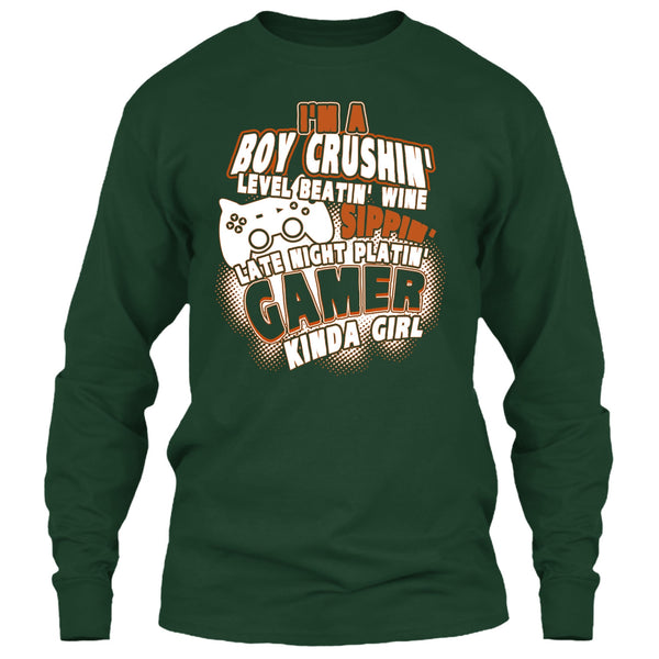 I'm A Boy Crushin' T Shirt, Gamer Kinda Girl T Shirt