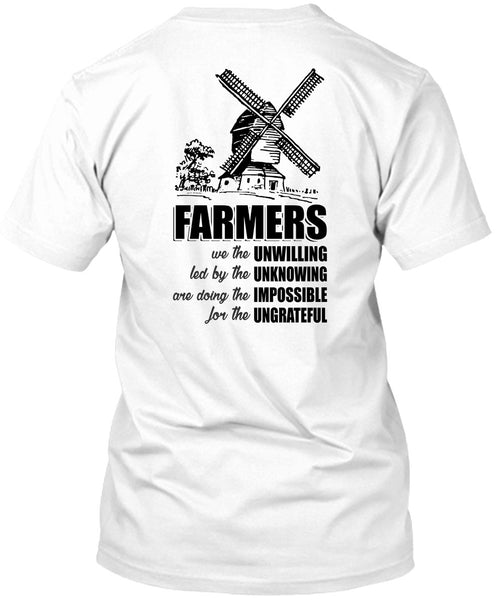 A black t-shirt with the shopify logo