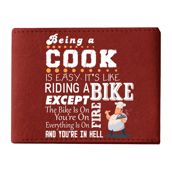 Being A Cook Is Easy Men's Wallets, I'm A Chef Wallets For Men