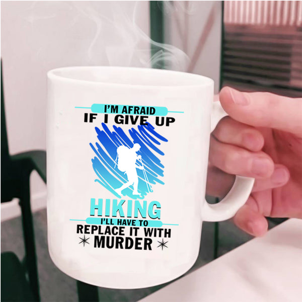 Outdoor Coffee Mug, I Love Hiking Cup