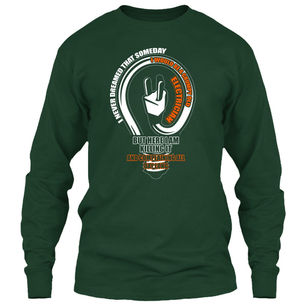 Grumpy Old Electrician T Shirt, Coolest Electrician T Shirt