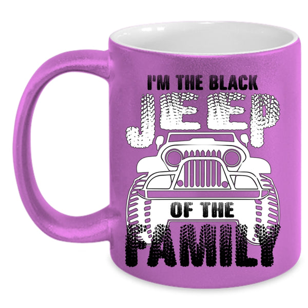 Jeep Family Coffee Mug, I'm The Black Jeep Of The Family Accent Mug