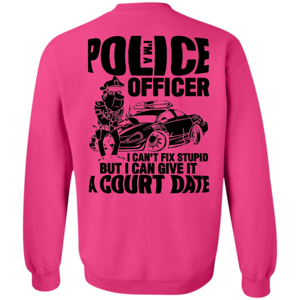 I Love Police T Shirt, I'm A Police Officer Sweatshirt
