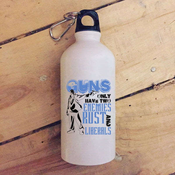 Guns 20 oz Stainless Steel Bottle,Awesome Gift For Gunaholic Outdoor Sports Water Bottle