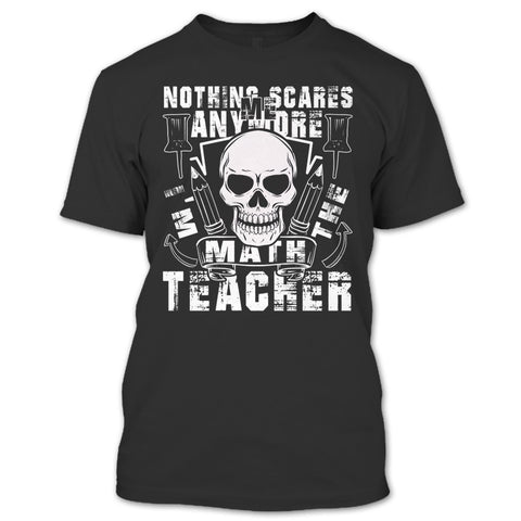 A black t-shirt with the shopify logo