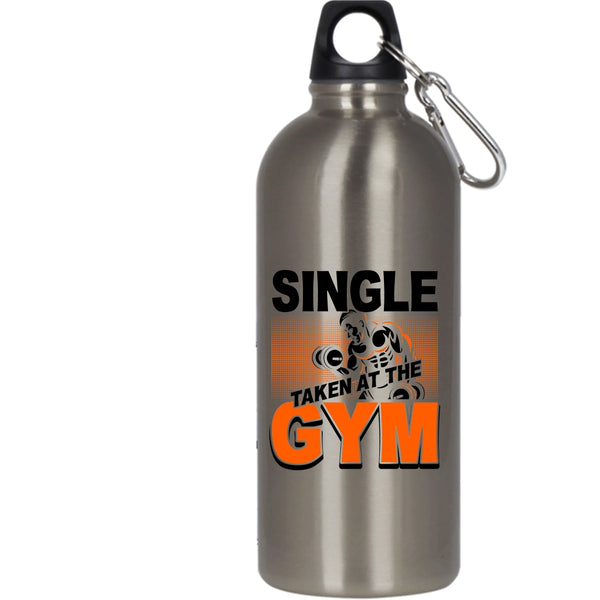Single Taken At The Gym 20 oz Stainless Steel Bottle,Funny Gymnast Outdoor Sports Water Bottle