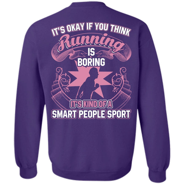 Smart People Sport T Shirt, I Love Running Sweatshirt