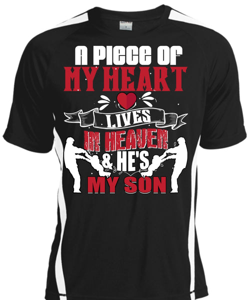 A black t-shirt with the shopify logo