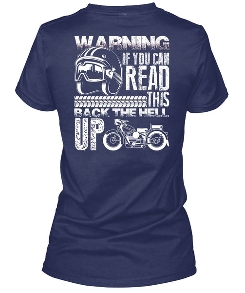 You Can Read T Shirt, This Back The Hell Up T Shirt