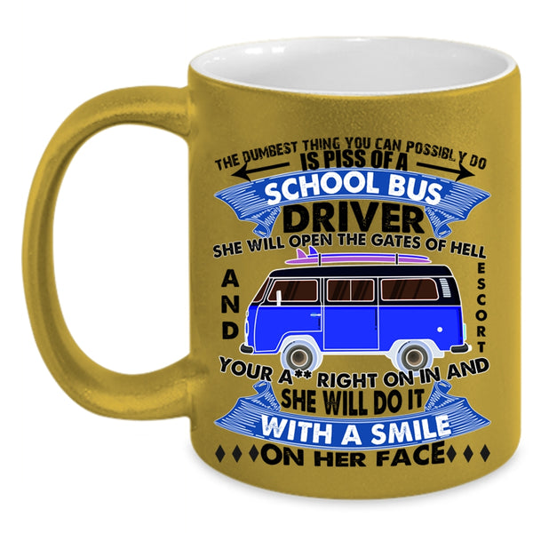 Best Gift For School Bus Driver Coffee Mug, School Bus Driver Accent Mug