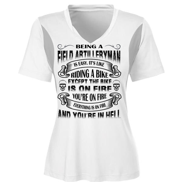 Being A Field Artilleryman Is Easy T Shirt, Diding A Bike T Shirt, Sport T Shirt