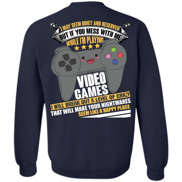Like A Happy Place T Shirt, I Love Gaming Sweatshirt