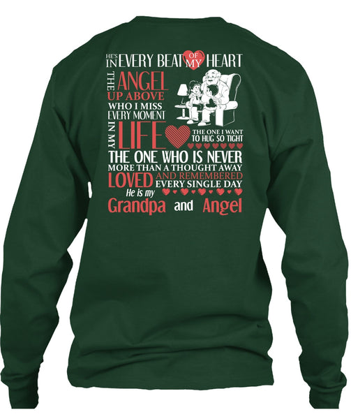 Grandpa And Angel T Shirt, Beat Of My Heart T Shirt