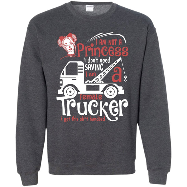 I'm Female Trucker T Shirt, Coolest Trucker Sweatshirt