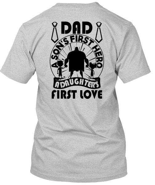 Dad A Son's First T Shirt, I Love Papa T Shirt
