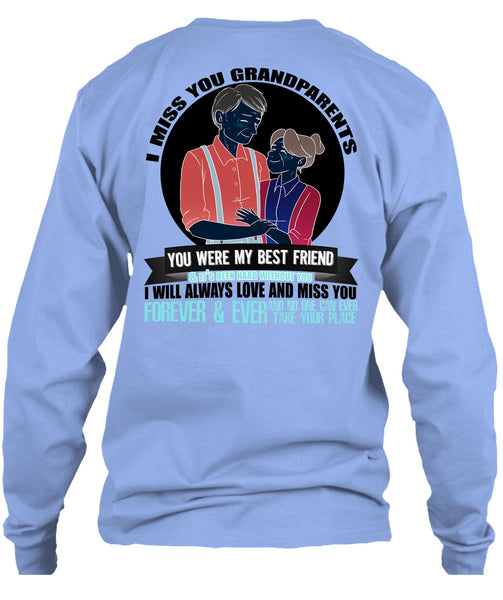 I Miss You Grandparents T Shirt, I Love Nana T Shirt