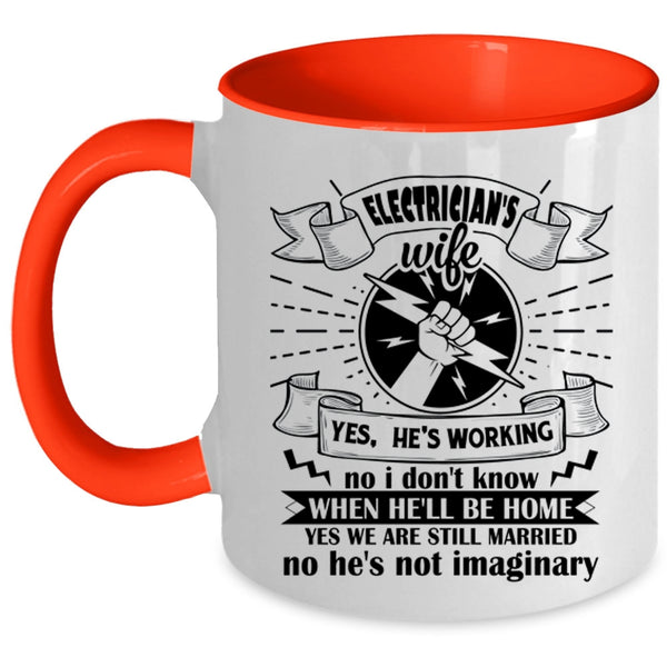 Electrician's Wife Cup, Cool Gift For My Wife Mug