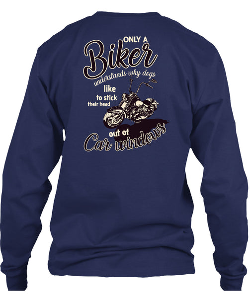 Only A Biker Understands T Shirt, Dogs Like To Stick T Shirt