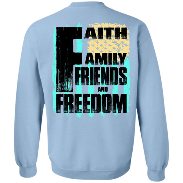 I Love Veteran T Shirt, Faith Family Friends And Freedom Sweatshirt