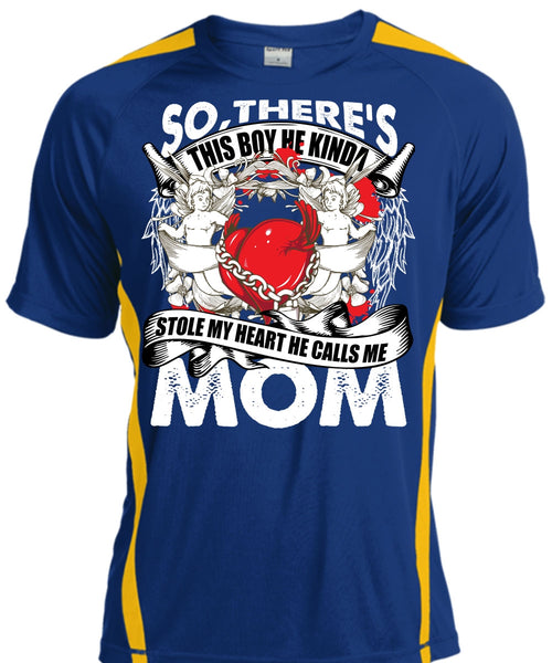 He Calls Me Mom T Shirt, Stole My Heart T Shirt, Cool Shirt