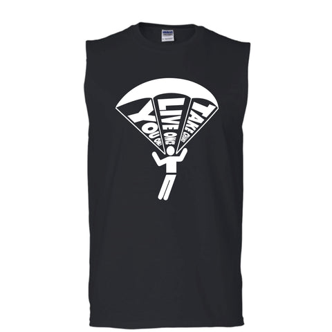 A black t-shirt with the shopify logo