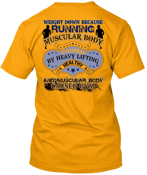Running Muscular Body T Shirt, I Love Running T Shirt