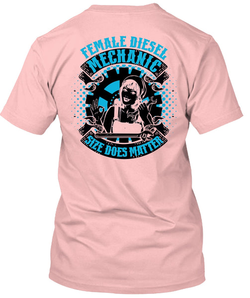 Female Diesel Mechanic T Shirt, I Love Mechanic T Shirt