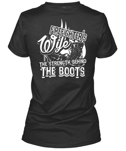 A black t-shirt with the shopify logo